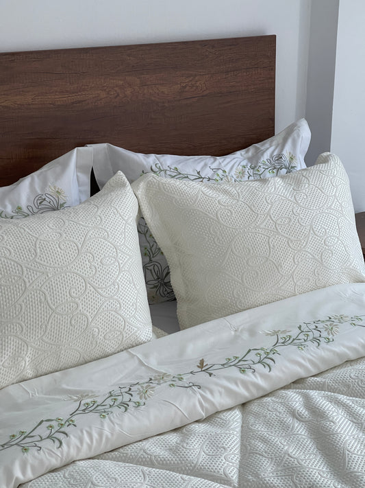 Embroidered Bedsheet Set
