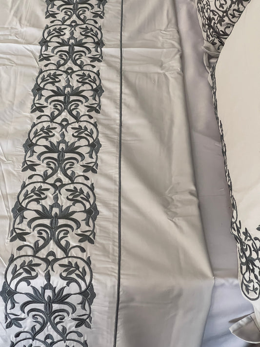 Embroidered Bedsheet Set