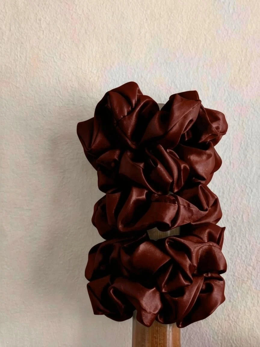 Satin Scrunchies Set