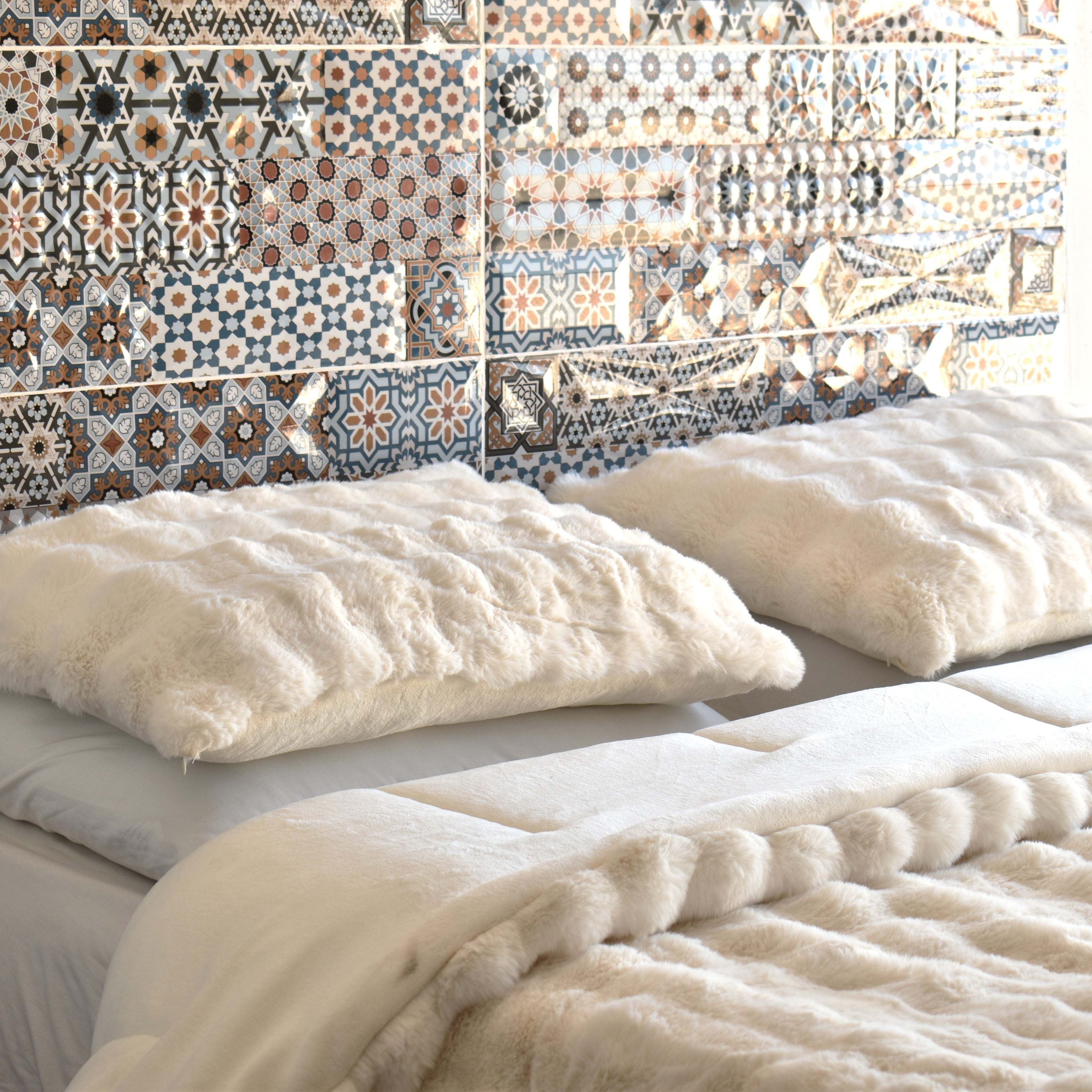 Faux Fur Bedding Set