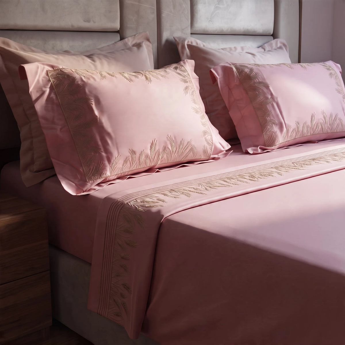 Embroidered Bedsheet Set