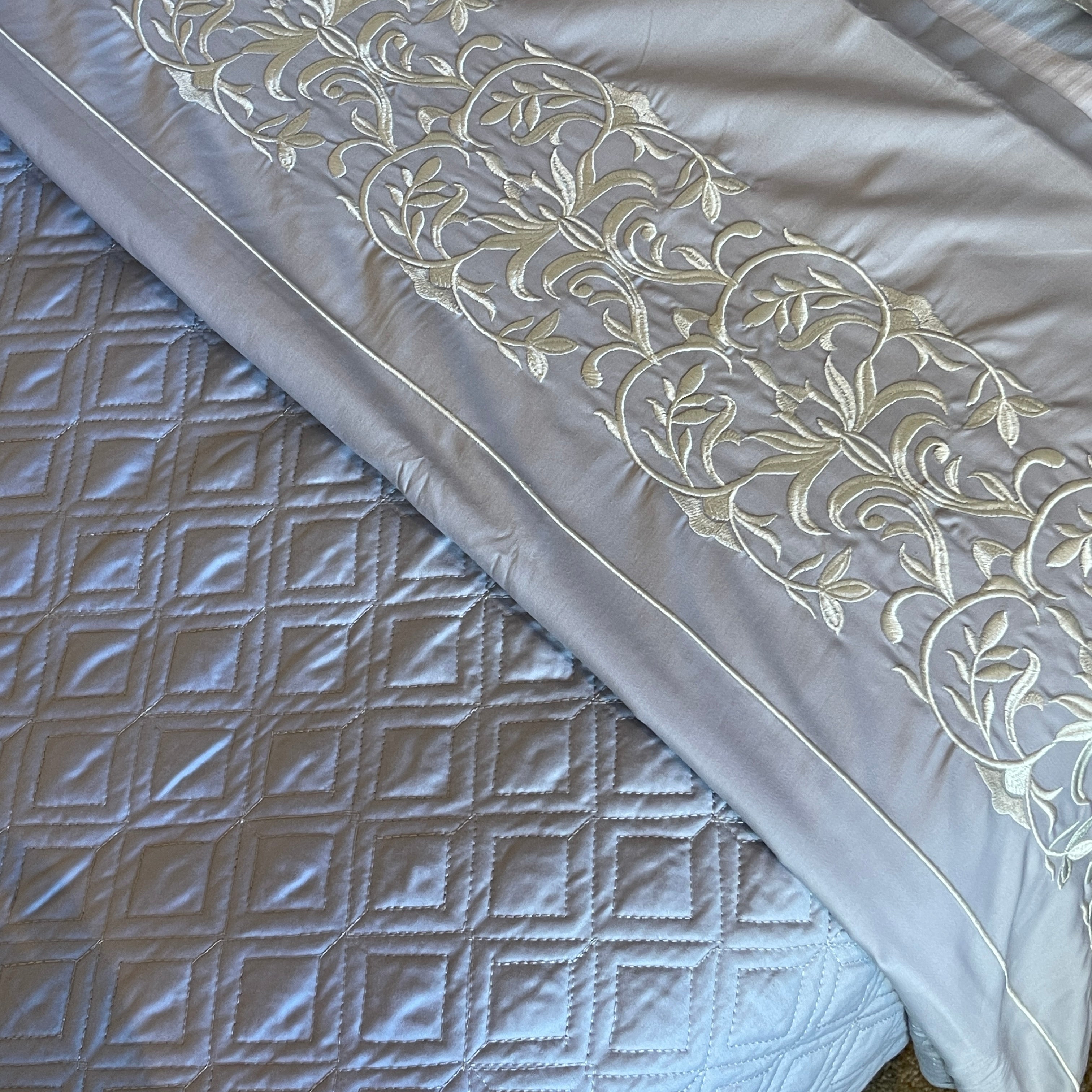 Embroidered Bedsheet Set