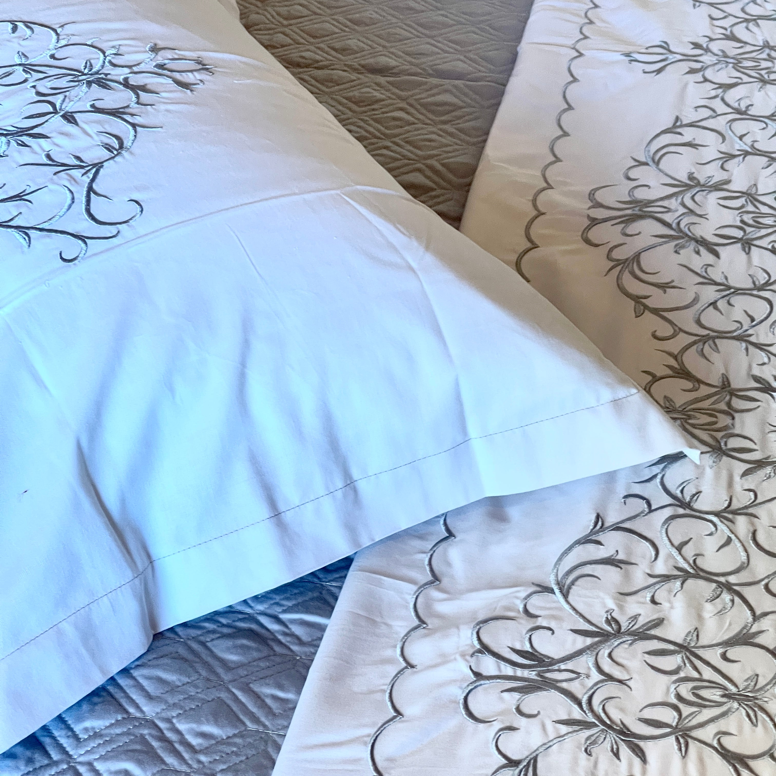 Embroidered Bedsheet Set