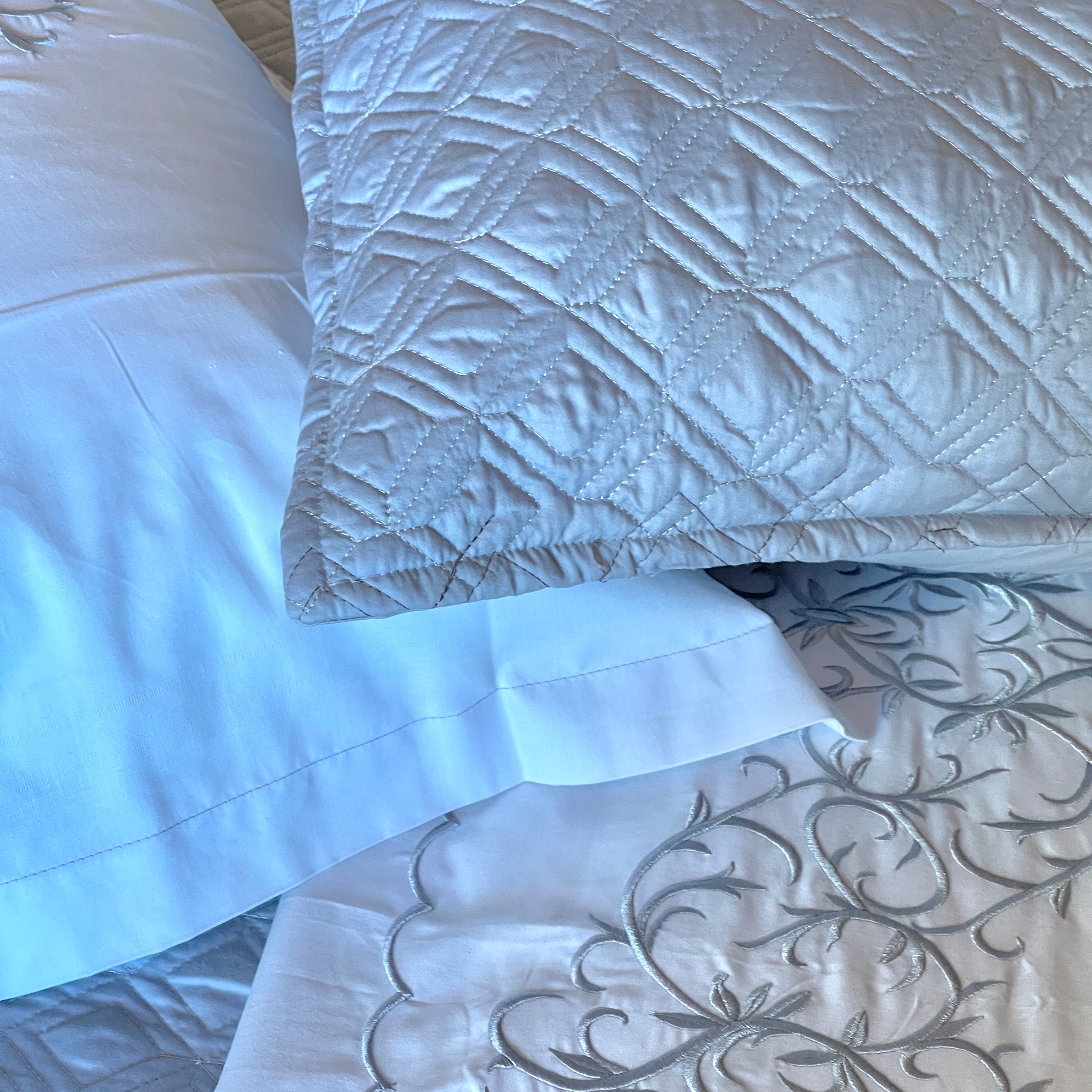 Embroidered Bedsheet Set