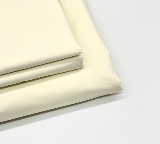 Percale Cornsilk Bed Sheet Set