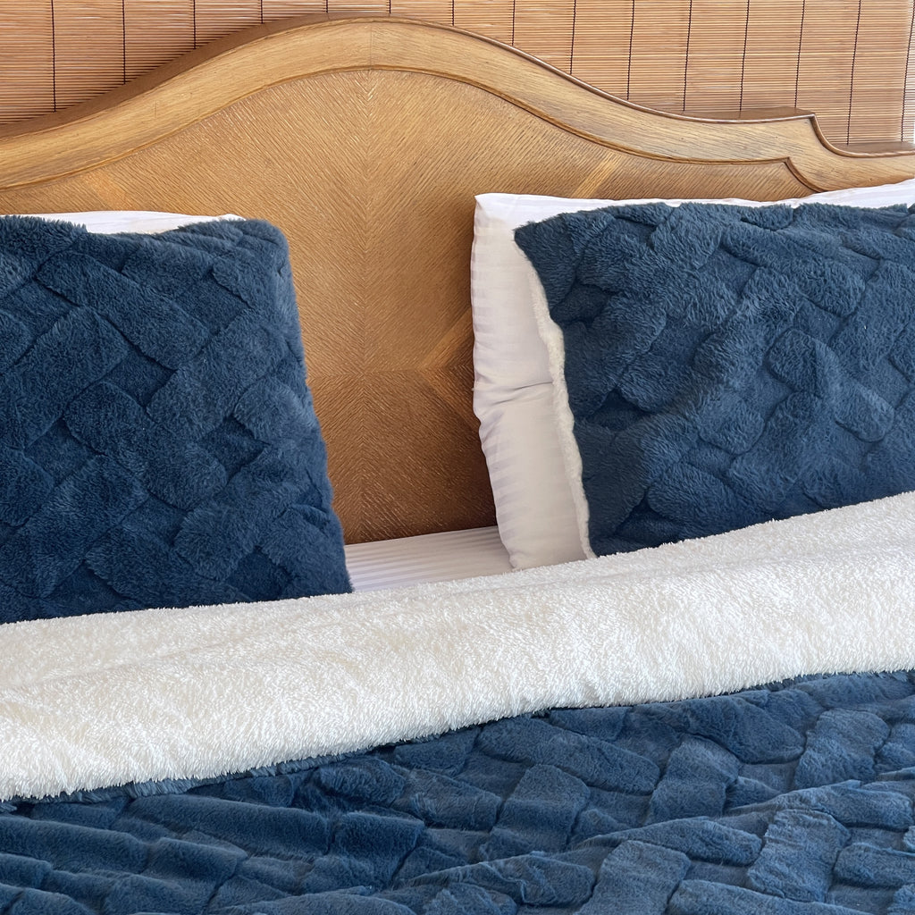 Faux Fur Bedding Set