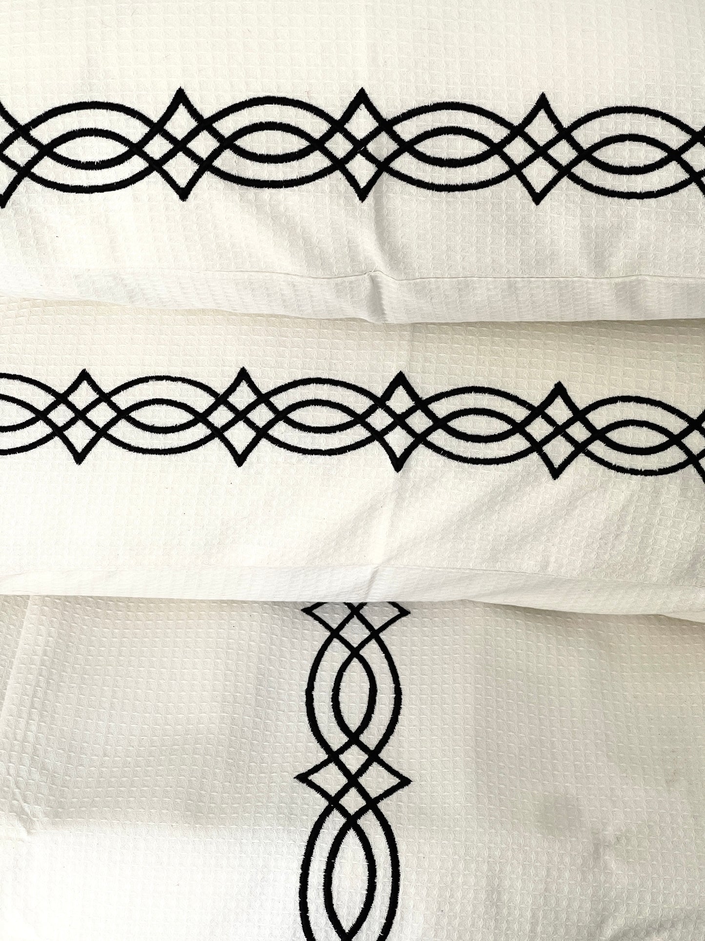 Embroidered Coverlet Set