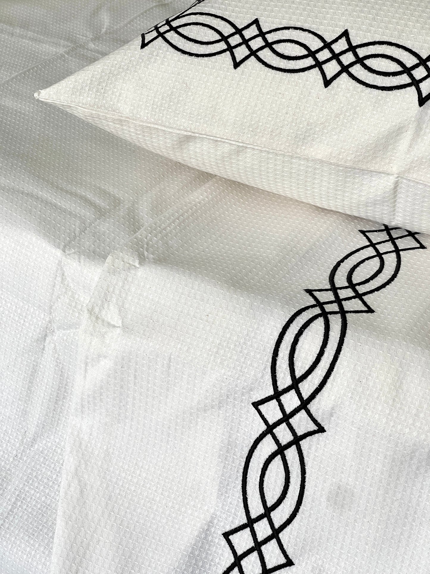 Embroidered Coverlet Set