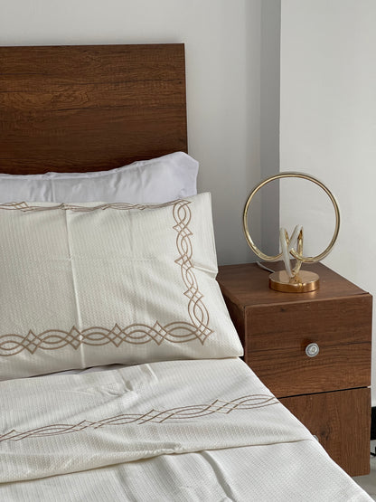 Embroidered Coverlet Set