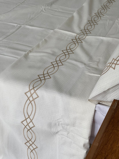 Embroidered Coverlet Set