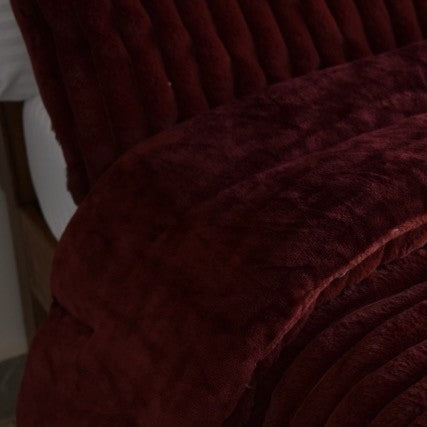 Faux Fur Bedding Set