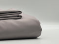 Percale Pale Silver Bed Sheet Set