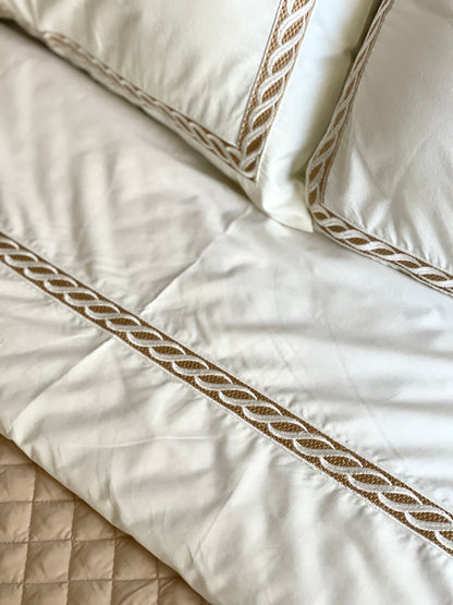 Embroidered Bedsheet Set