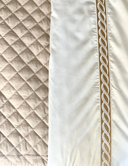 Embroidered Bedsheet Set