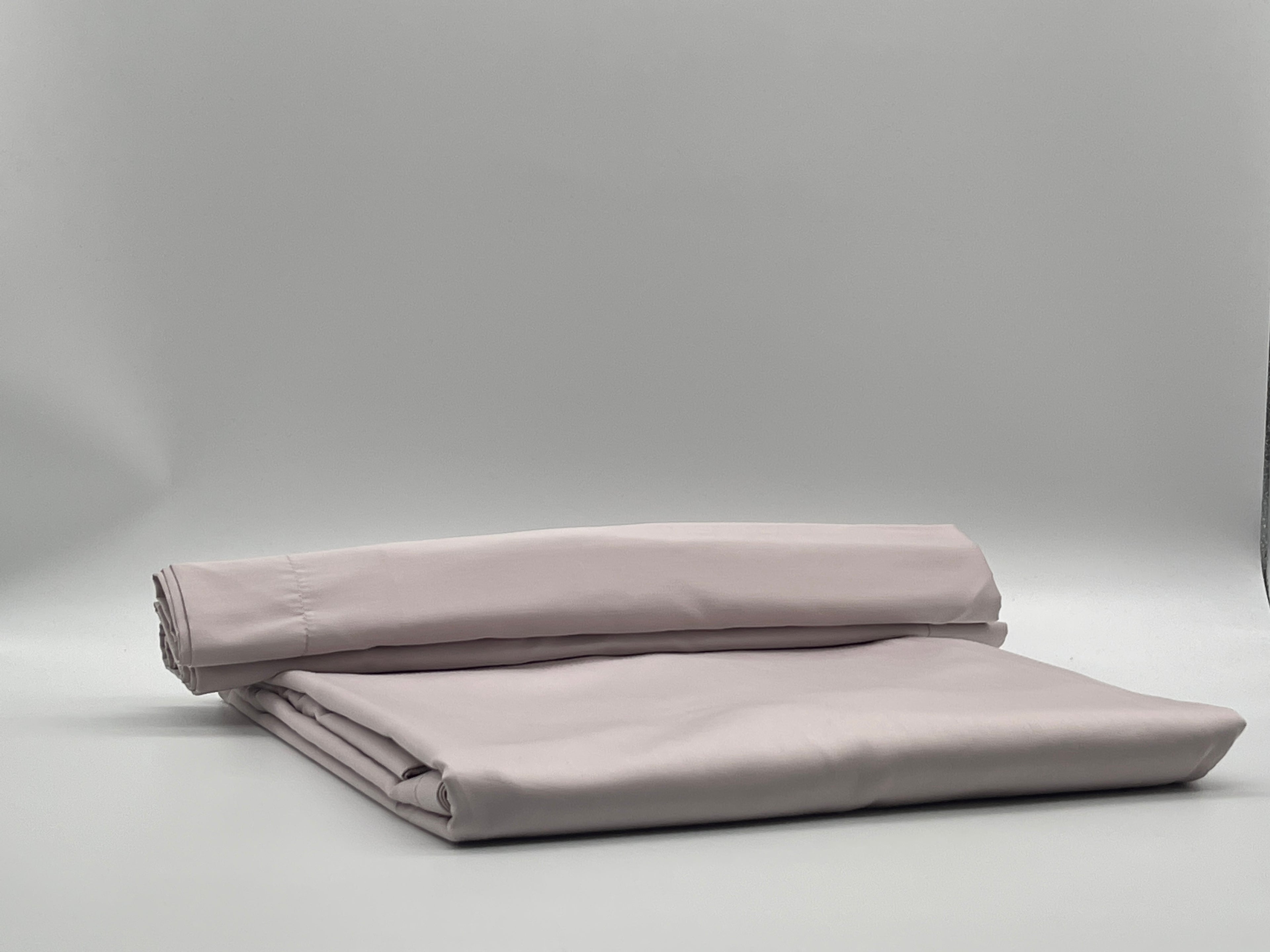 Percale Pale Silver Bed Sheet Set
