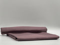 Percale Mauve Taupe Bed Sheet Set