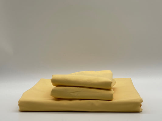 Percale Mustard Bed Sheet Set