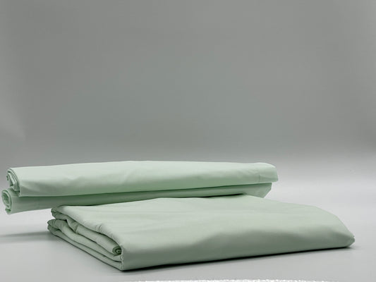 Percale Mint Green Bed Sheet Set