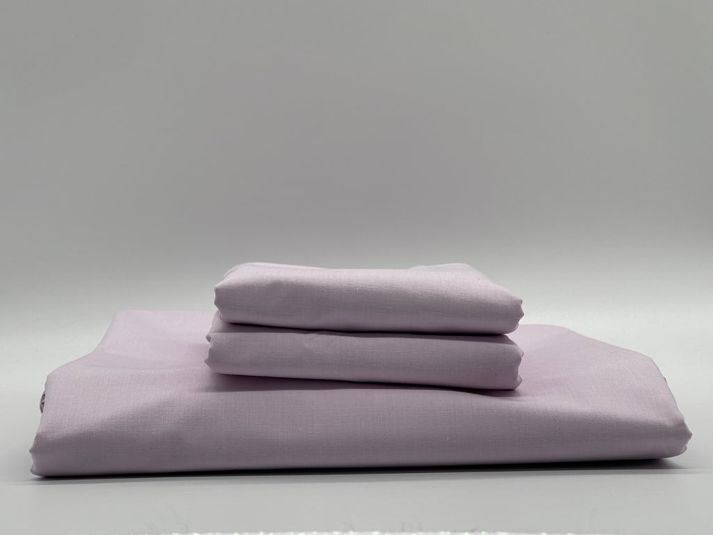 Percale Platinum Lavendar Bed Sheet Set