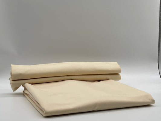 Percale Dark Vanilla Bed Sheet Set
