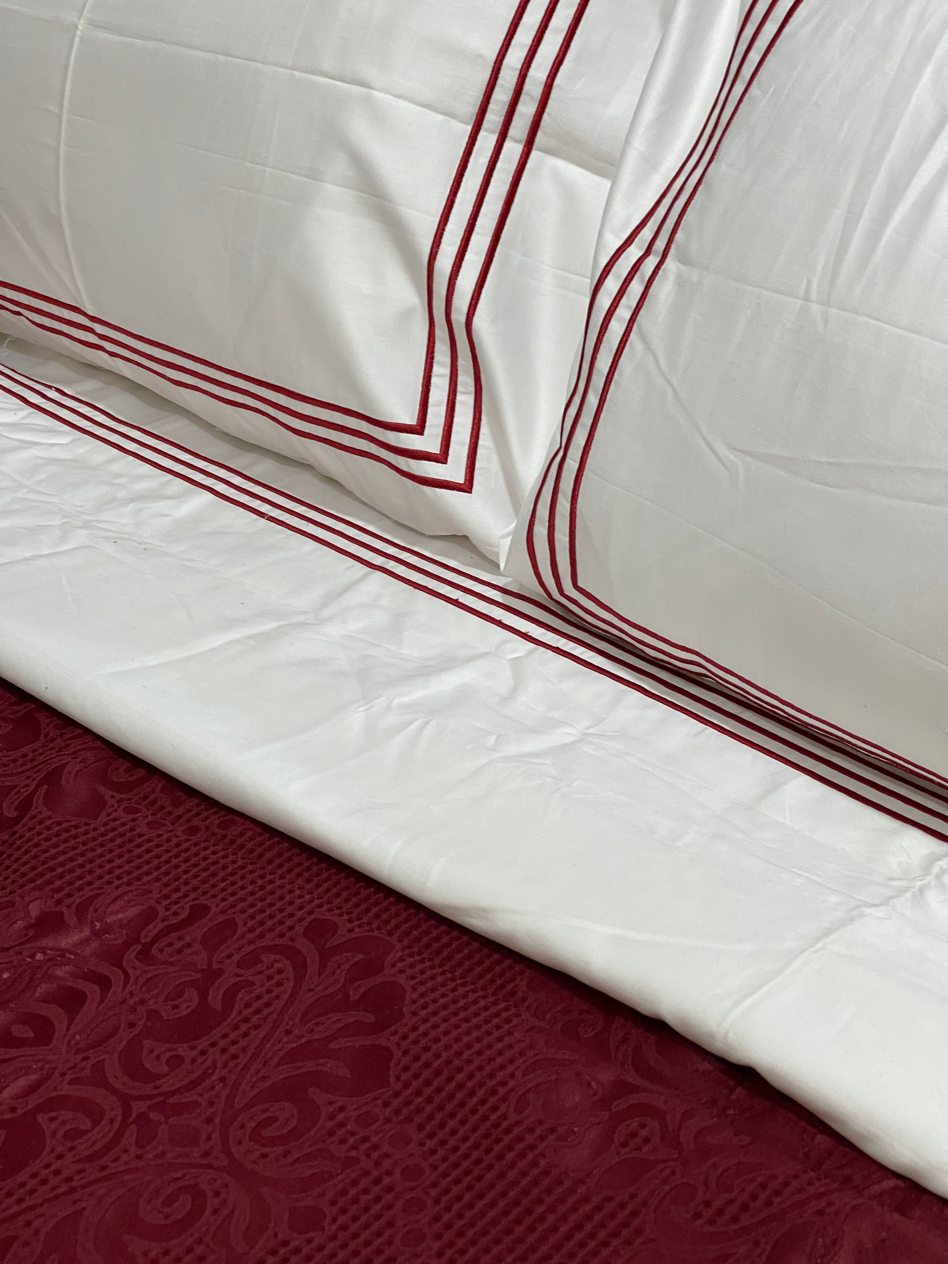 Embroidered Bedsheet Set