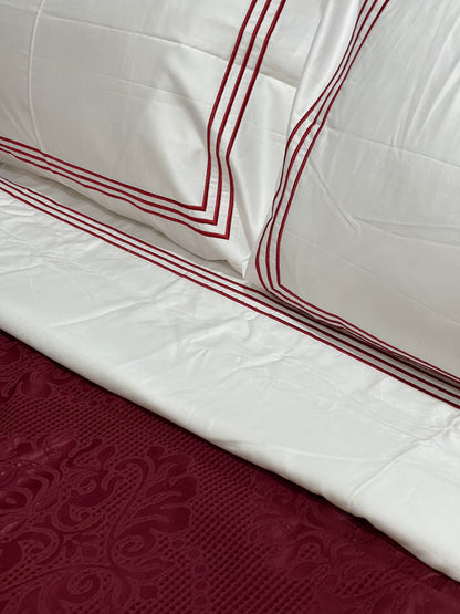 Embroidered Bedsheet Set