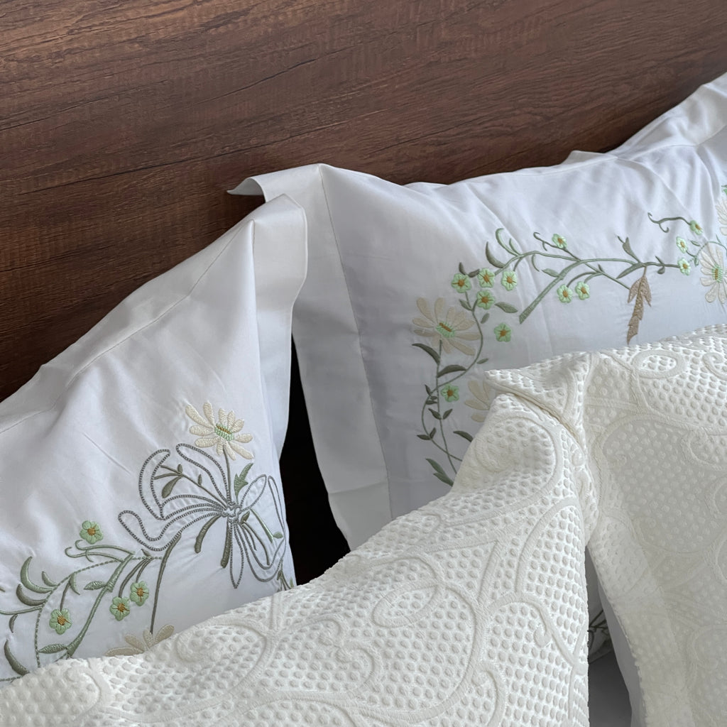 Embroidered Bedsheet Set