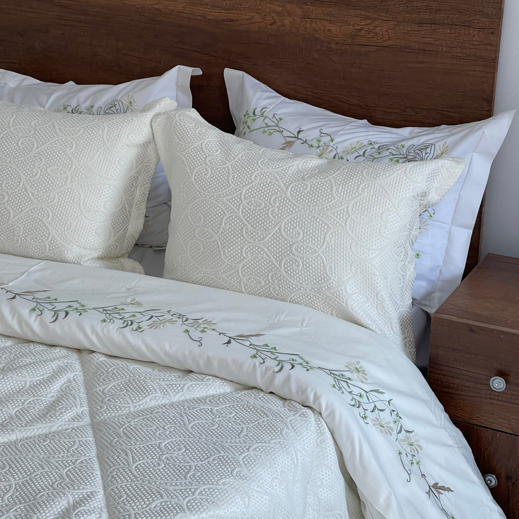 Embroidered Bedsheet Set