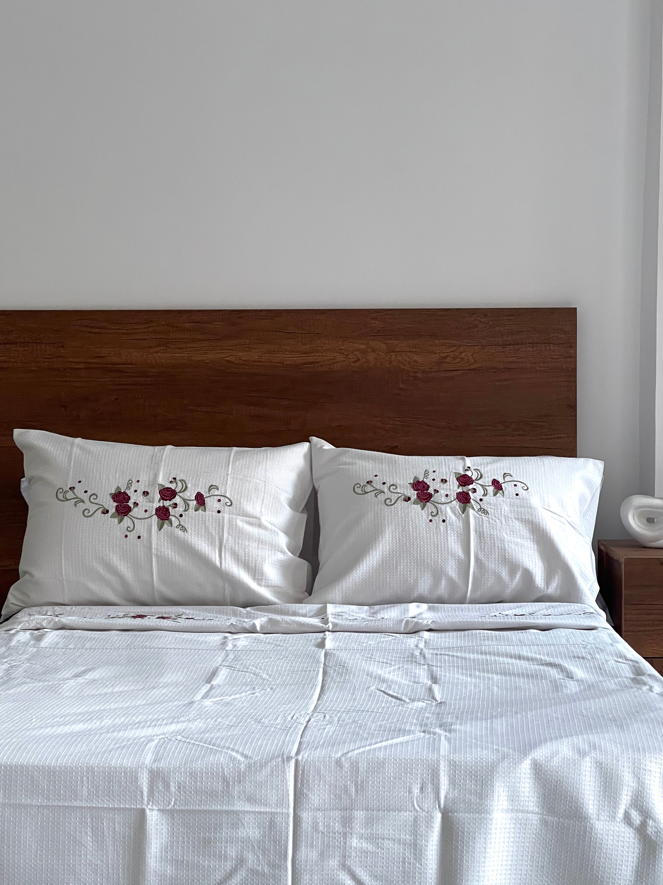 Embroidered Coverlet Set