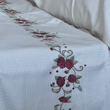 Embroidered Coverlet Set