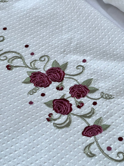 Embroidered Coverlet Set