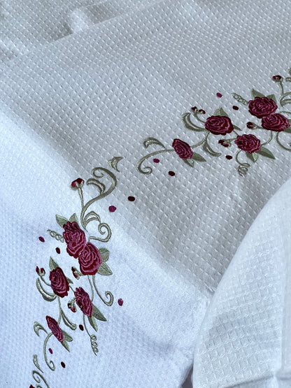 Embroidered Coverlet Set
