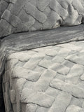 Nordic Frost Faux Fur Bedding Set