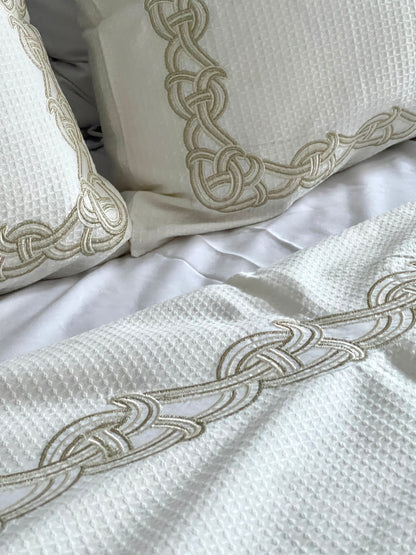 Embroidered Coverlet Set