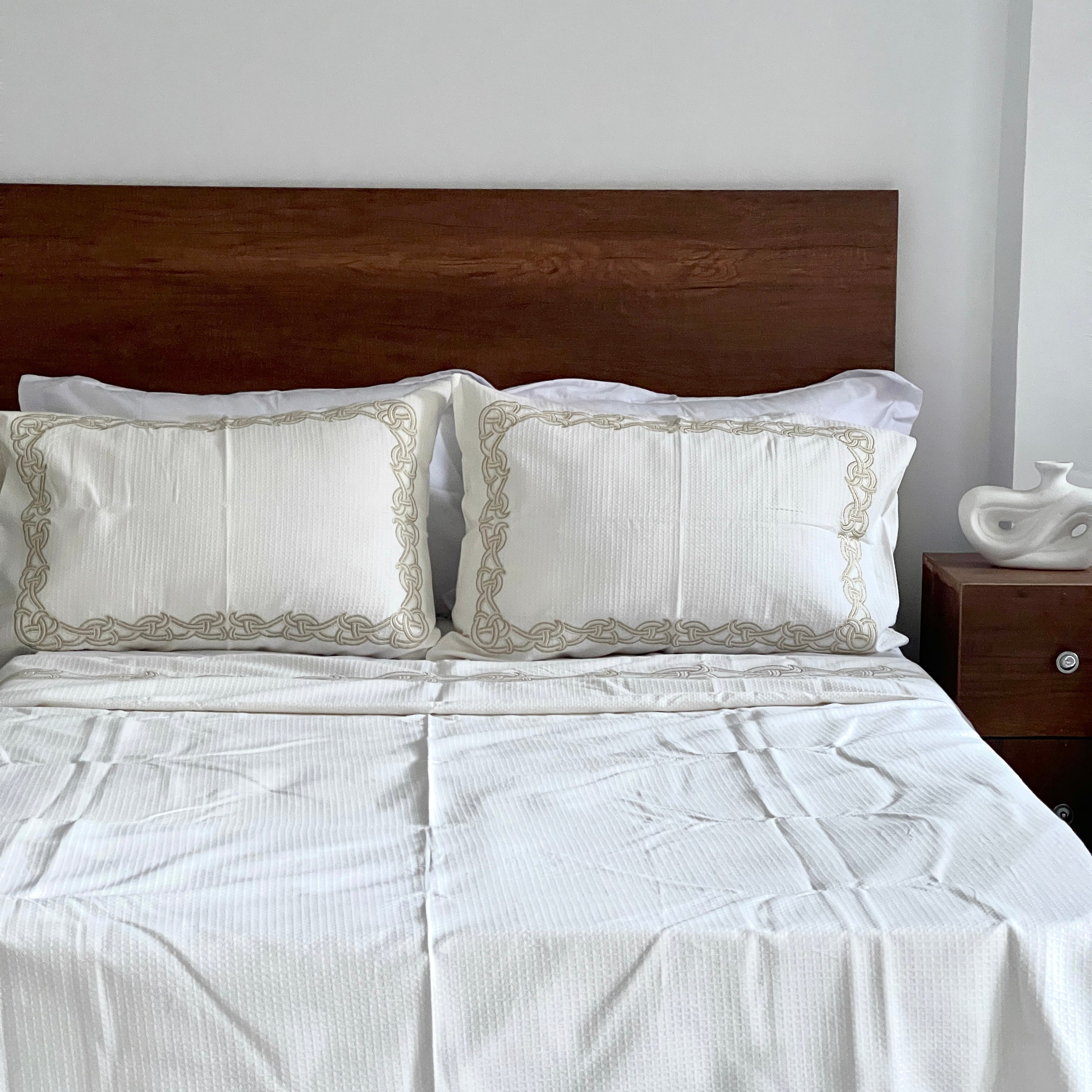 Embroidered Coverlet Set