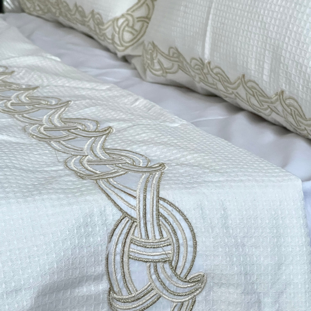 Embroidered Coverlet Set