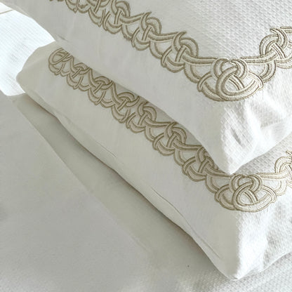 Embroidered Coverlet Set
