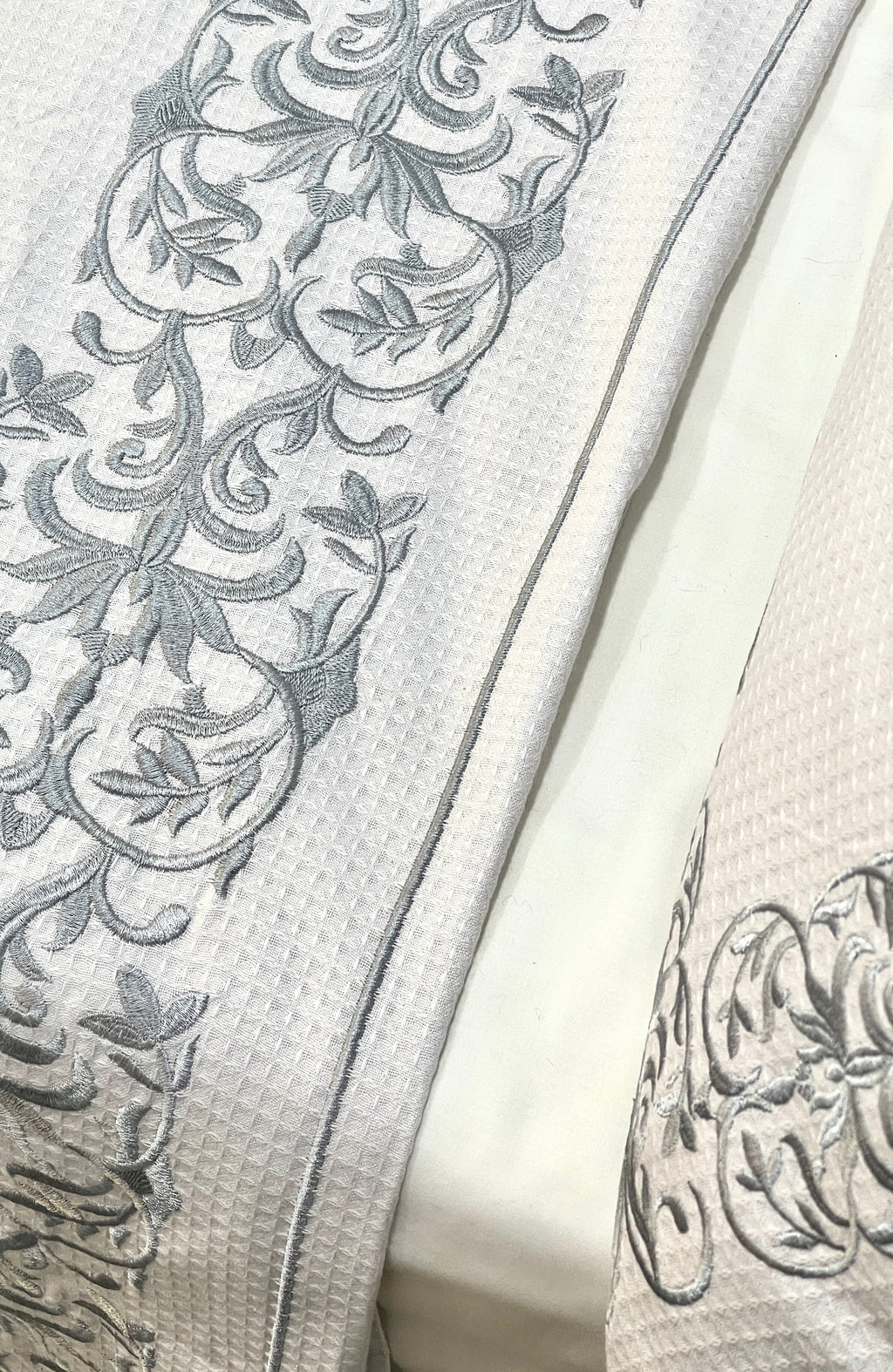 Embroidered Coverlet Set