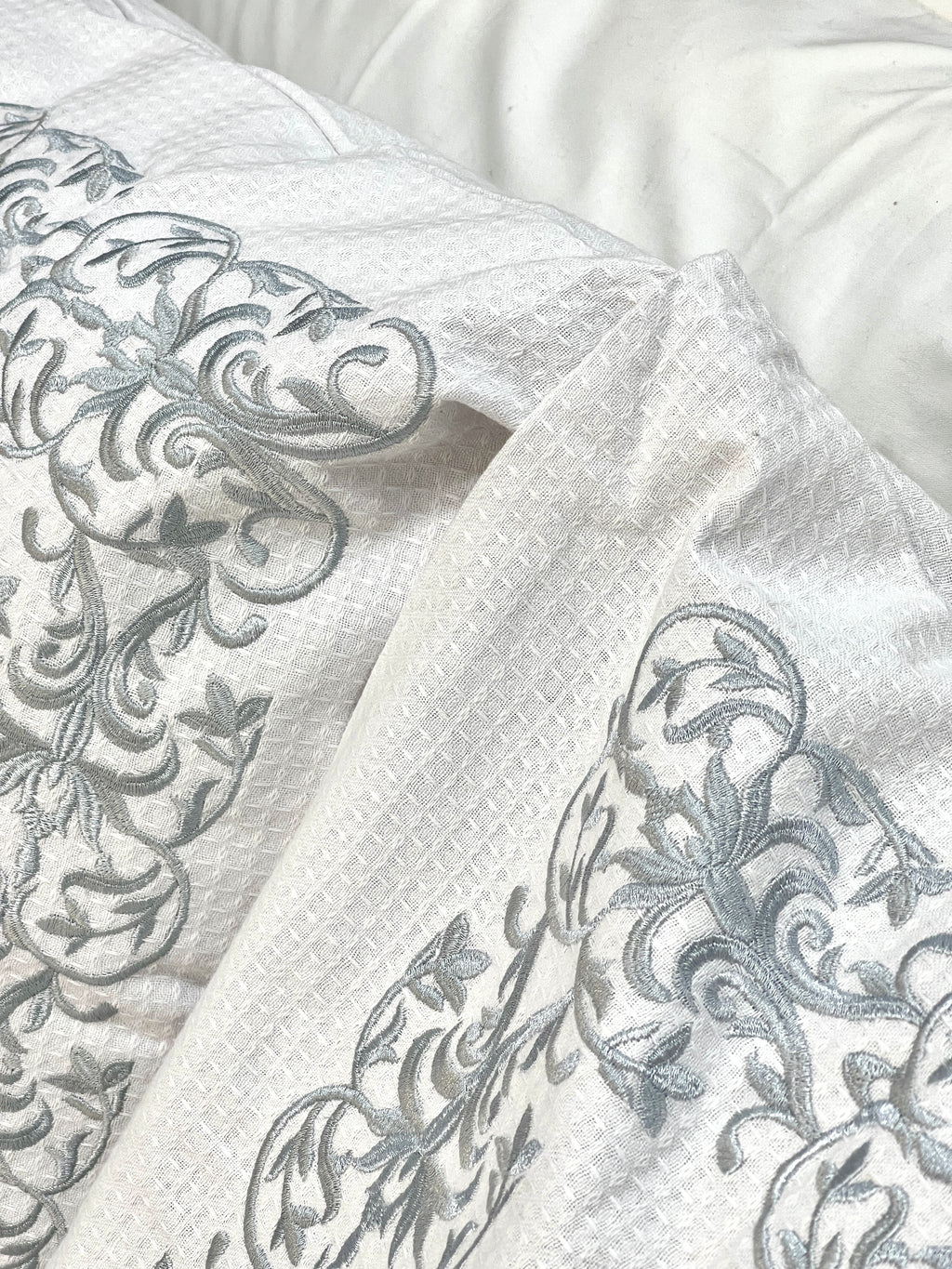 Embroidered Coverlet Set
