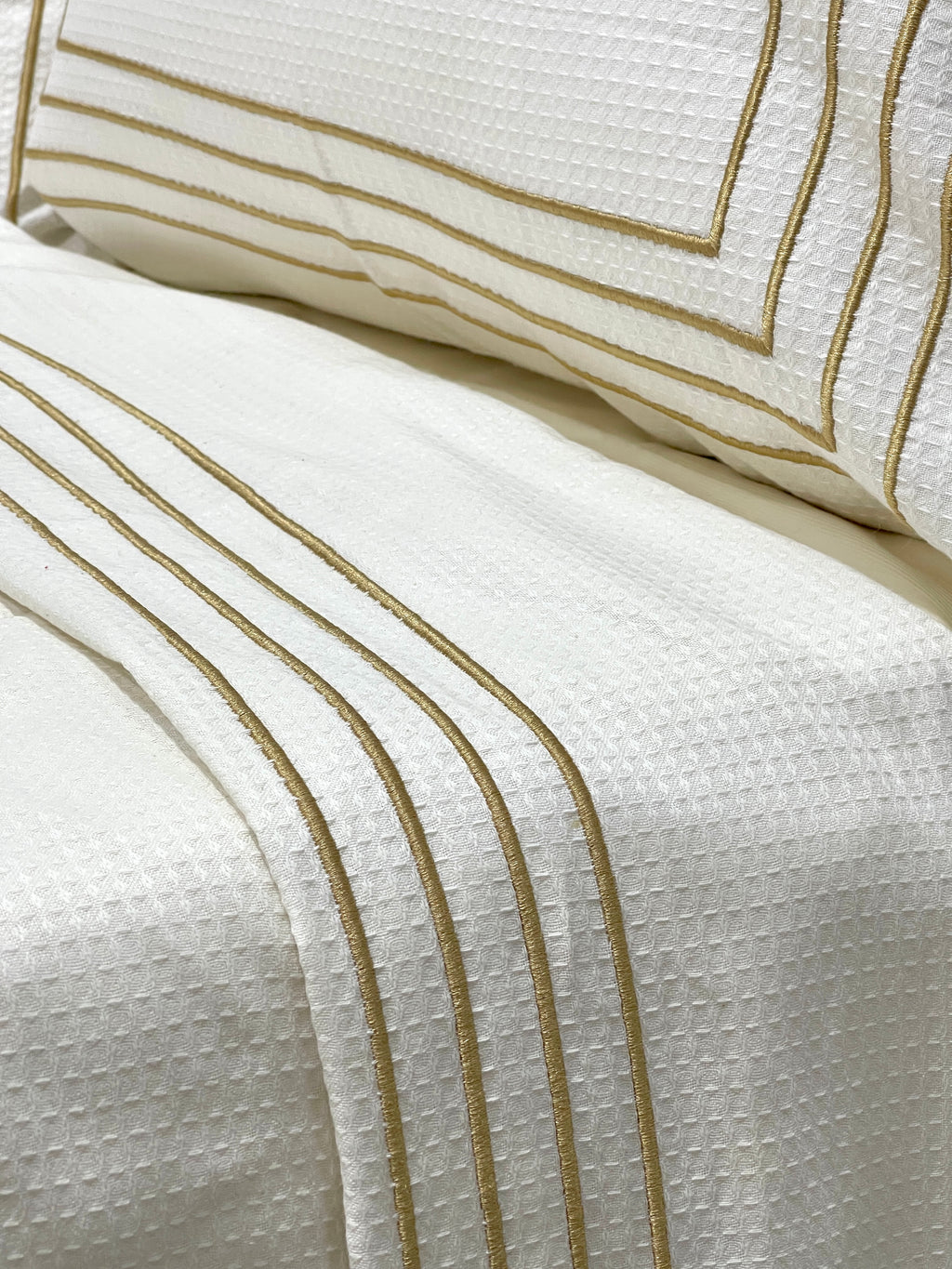 Embroidered Coverlet Set