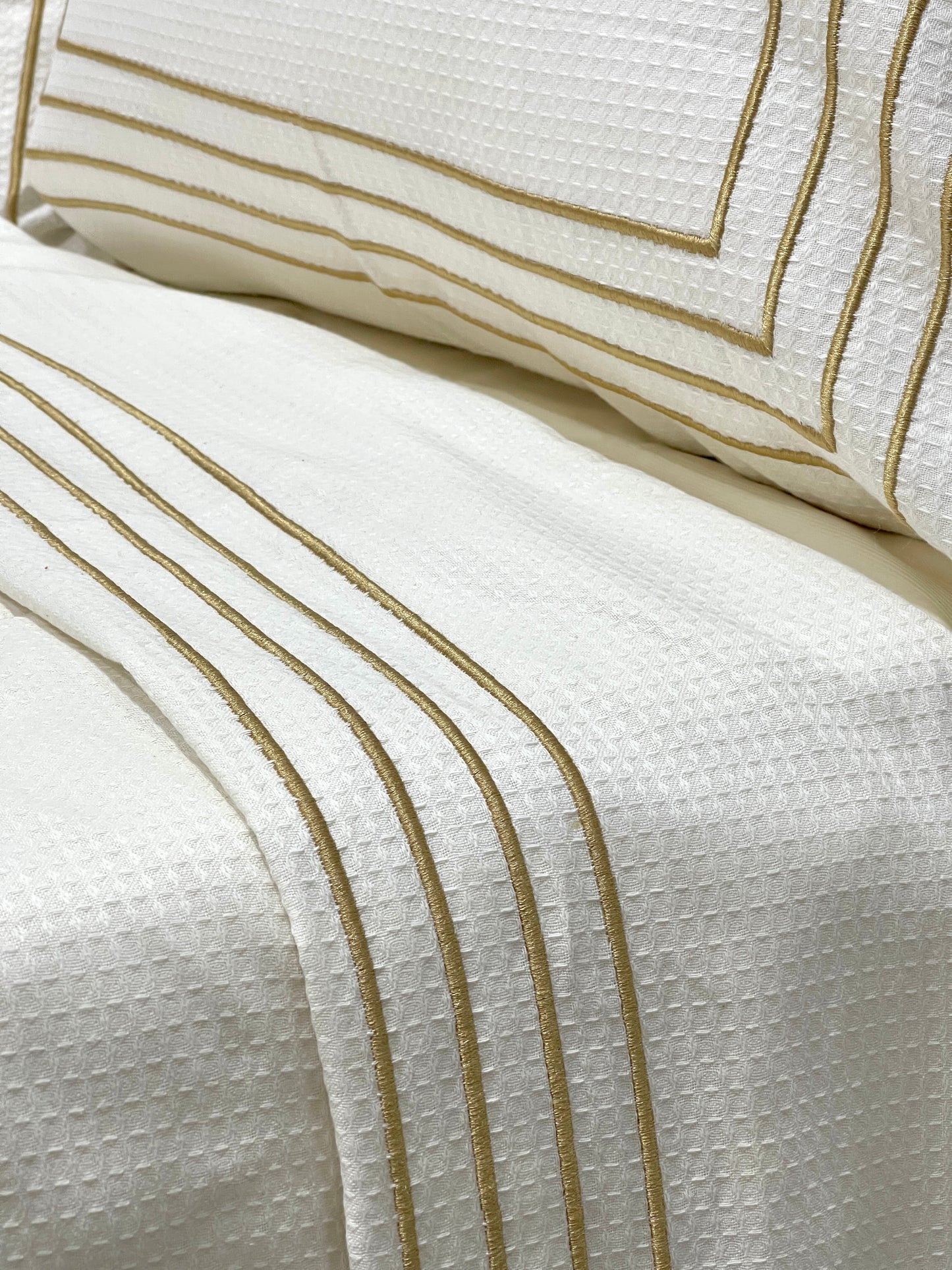 Embroidered Coverlet Set