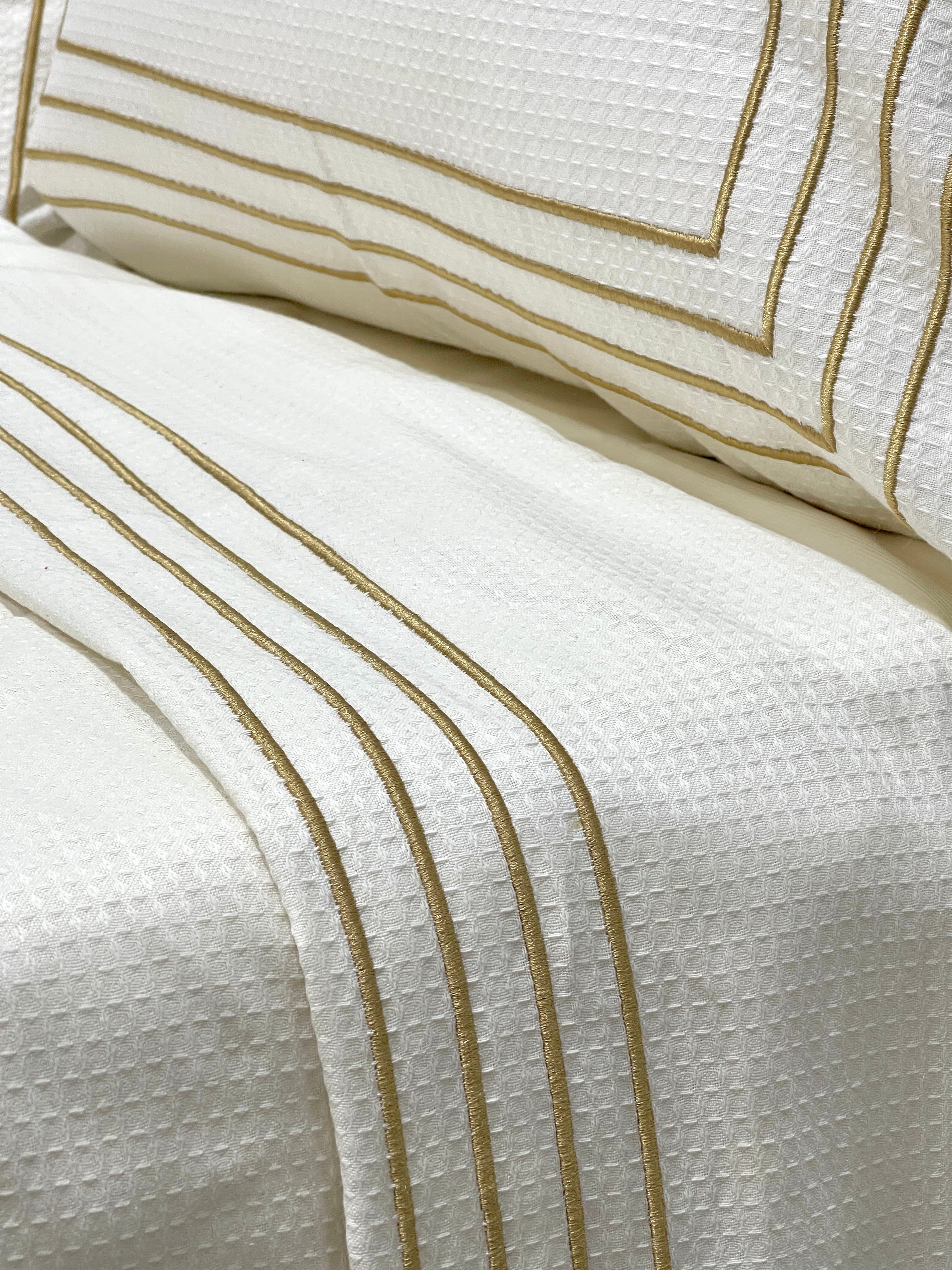 Embroidered Coverlet Set