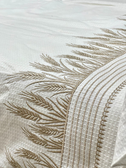 Embroidered Coverlet Set