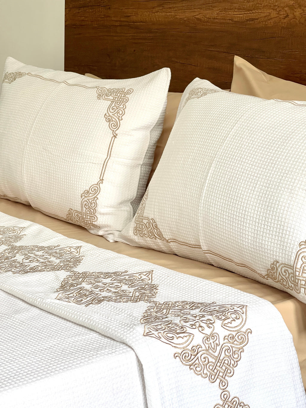 Embroidered Coverlet Set