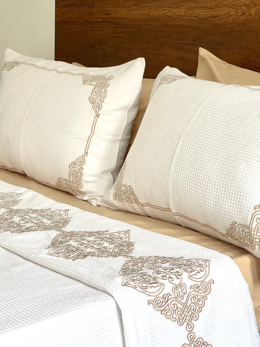 Embroidered Coverlet Set