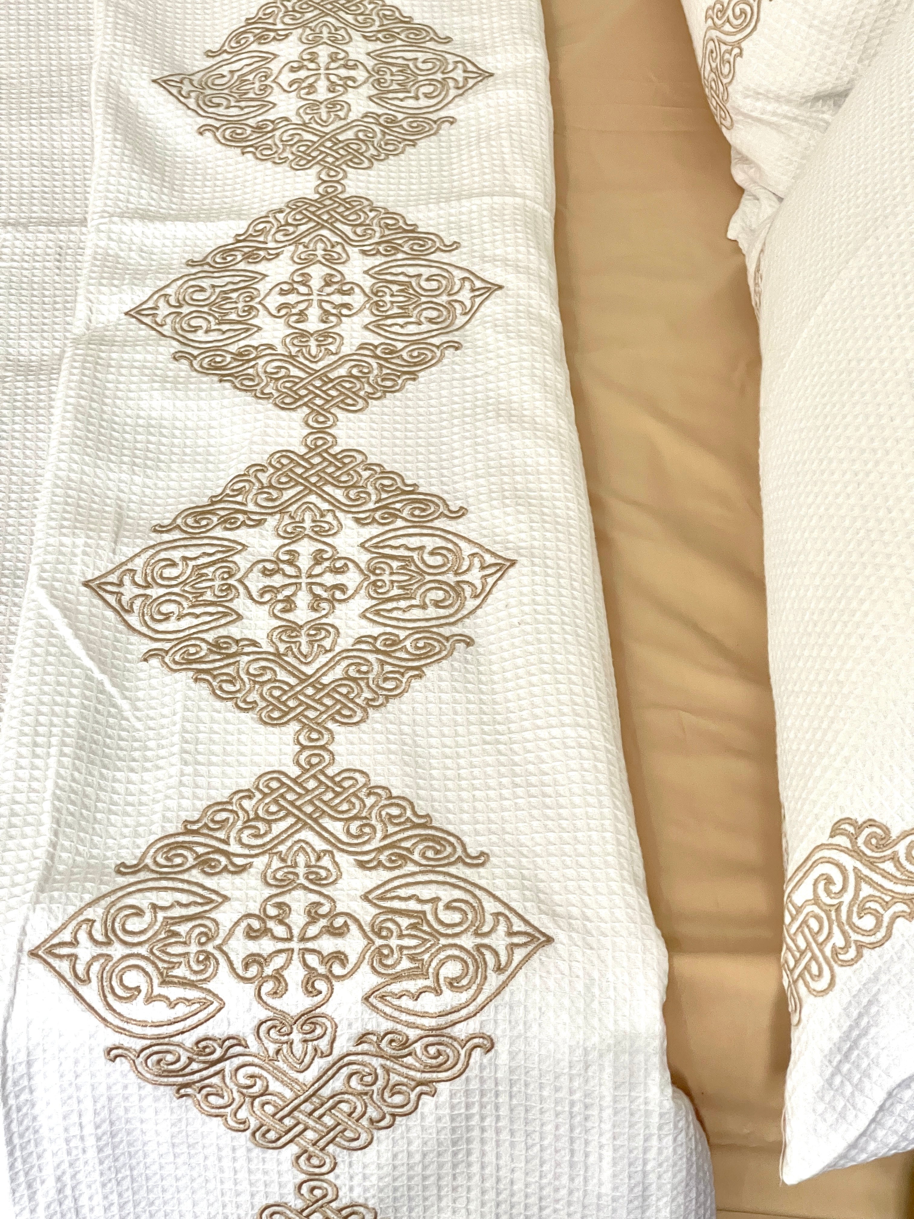 Embroidered Coverlet Set