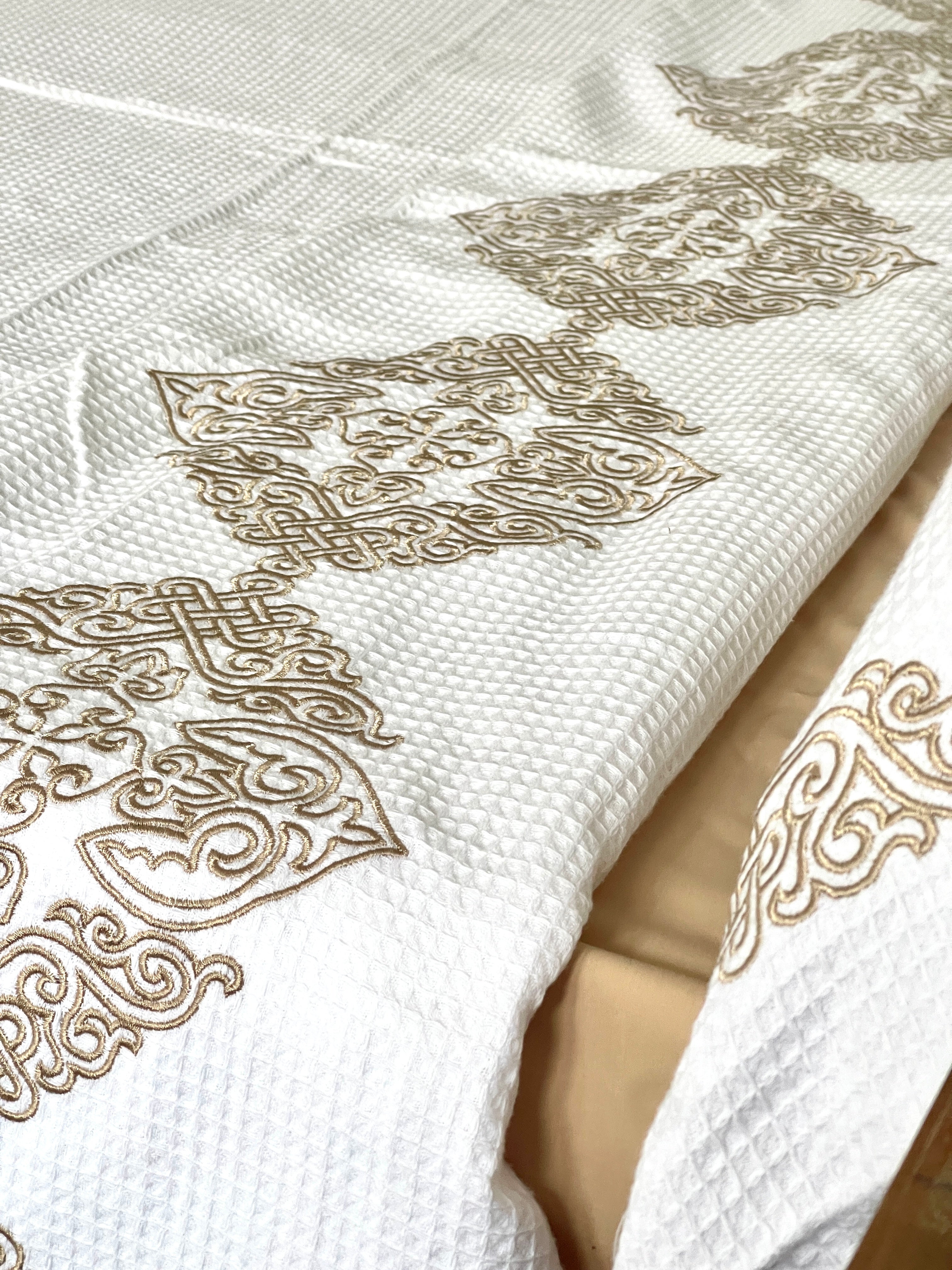 Embroidered Coverlet Set