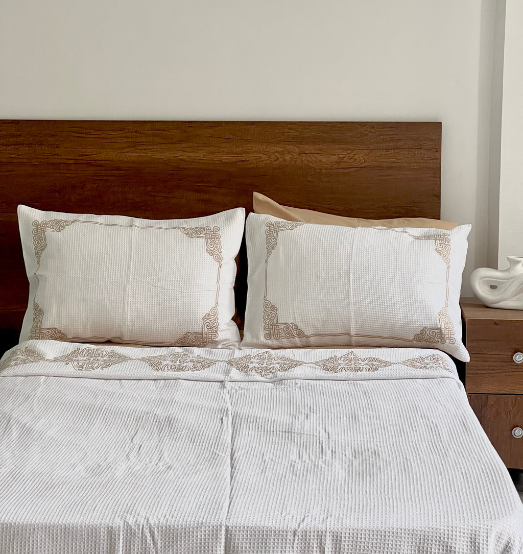 Embroidered Coverlet Set