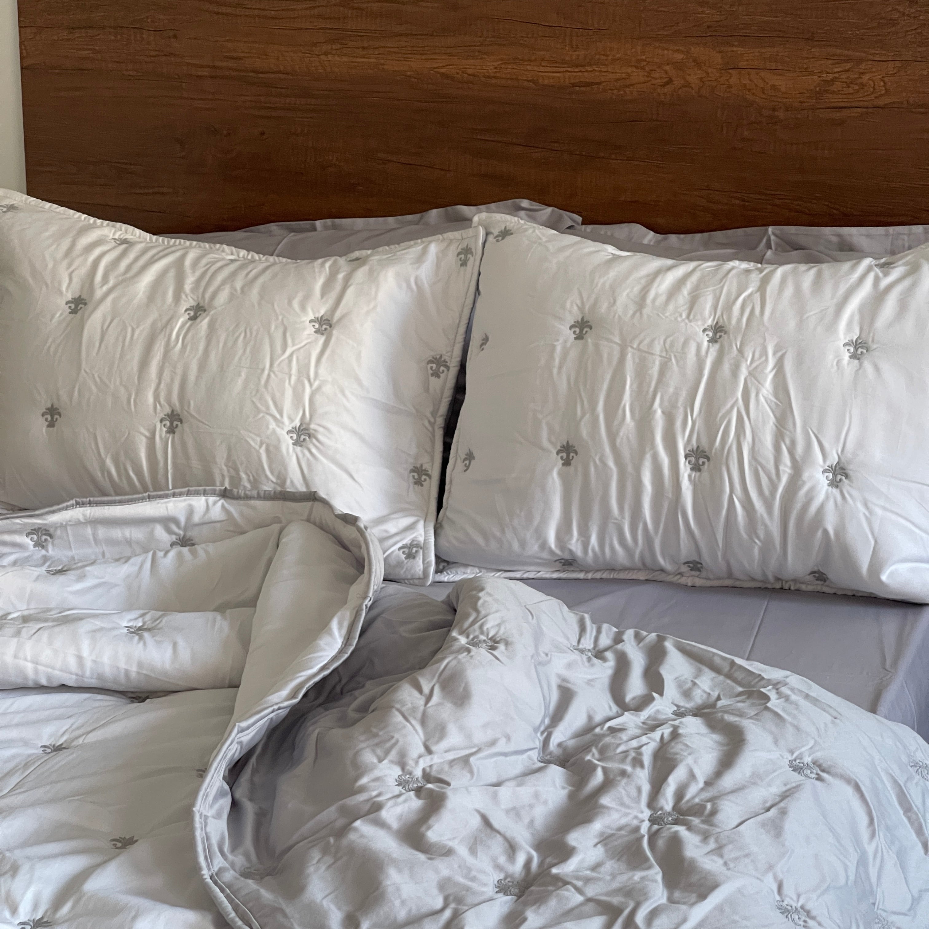 Embroidered Quilt Set