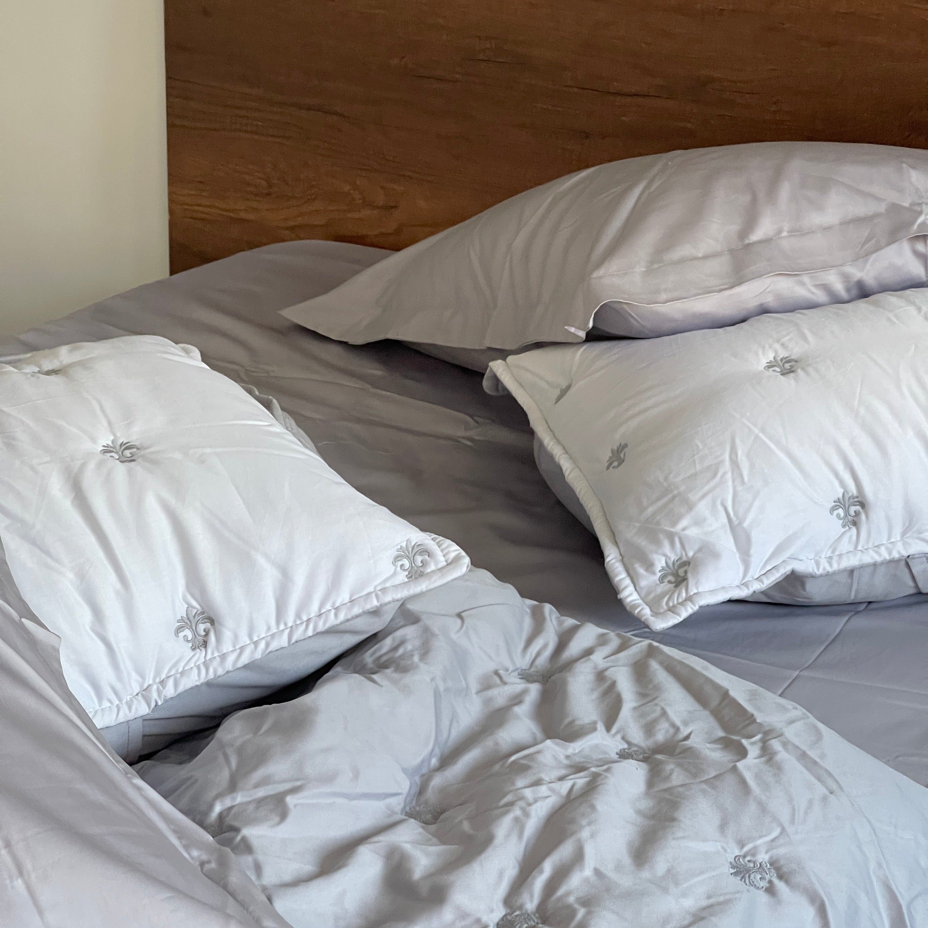 Embroidered Quilt Set